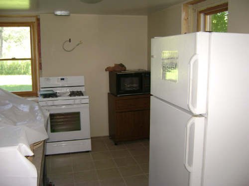 Refrigerator and Stove